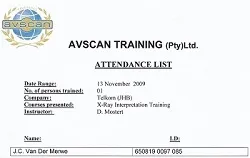 Avscan Training