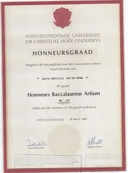 Bachelors Honours Degree: Political Science